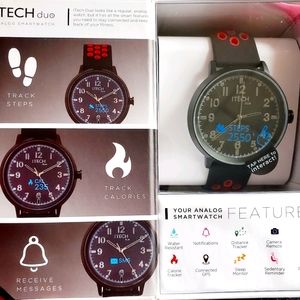 Black men's or ladies Smartwatch technology fitnes Activewear